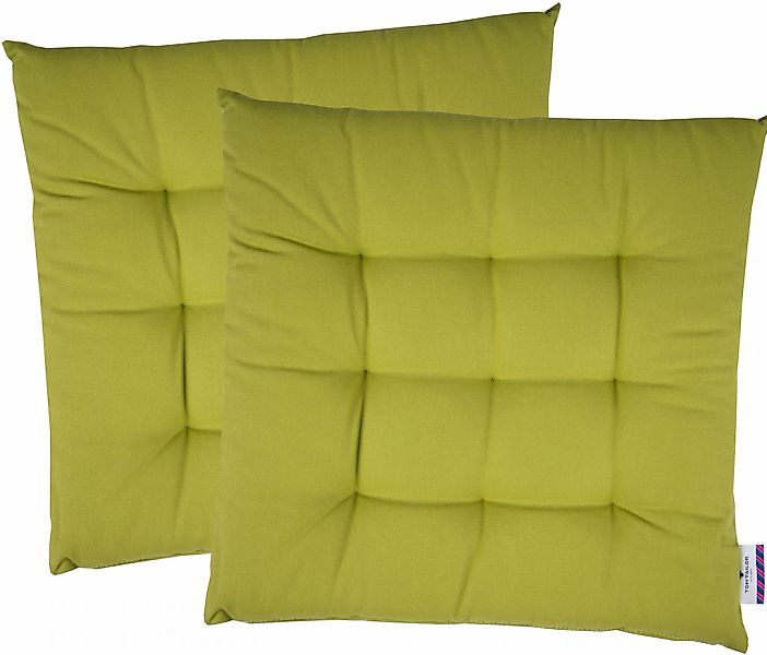 TOM TAILOR HOME Sitzkissen "Dove", TOM TAILOR unifarbenes, abgestepptes Sit günstig online kaufen