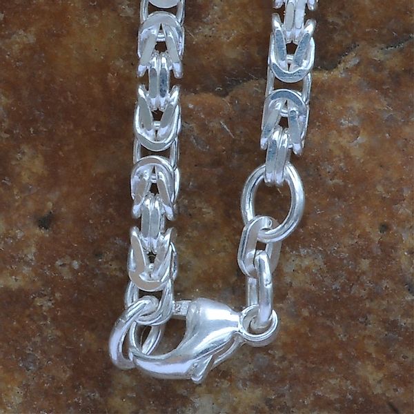 HOPLO Königskette 4,0 mm 925 Sterlingsilber günstig online kaufen