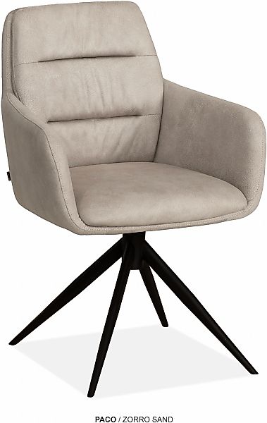 OMG Design Esszimmerstuhl "Paco" (Set) 2 Stk. Stoff Drehstuhl mit auto-retu günstig online kaufen