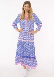 Zwillingsherz Maxikleid ""Dreams"" Ohne Taschen mit Mustermix, Knopfleiste günstig online kaufen