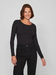 Vila Langarmshirt VINORA L/S O-NECK TOP günstig online kaufen