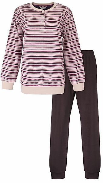 Tenderness Schlafanzug Damen Frottee Pyjama Warm (2 tlg) kuschelige Qualitä günstig online kaufen