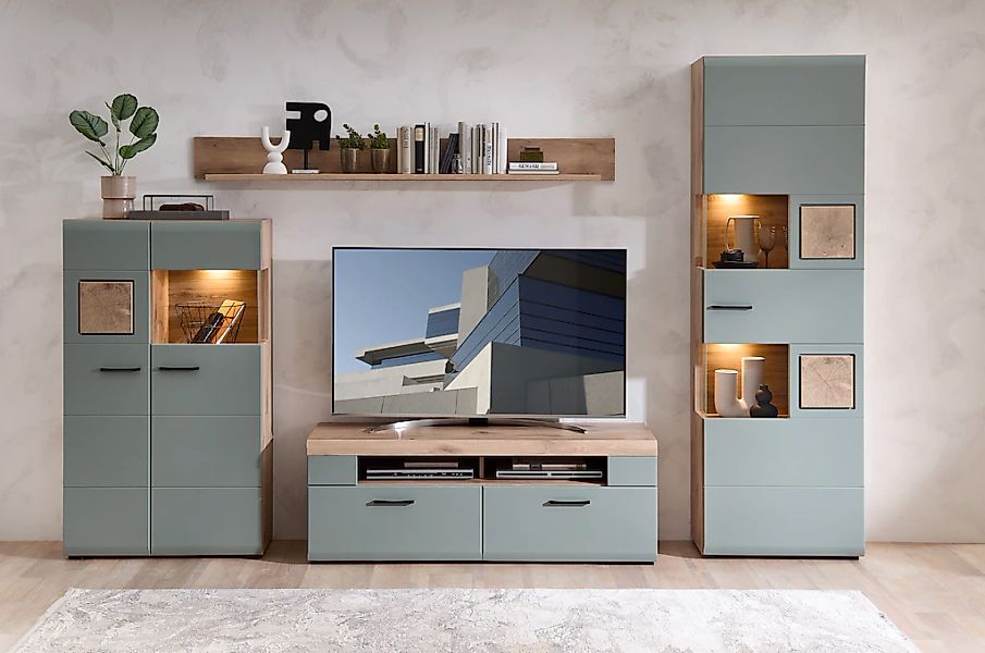 Innostyle Wohnwand "FUN PLUS II" 4 Stk. tlg. günstig online kaufen