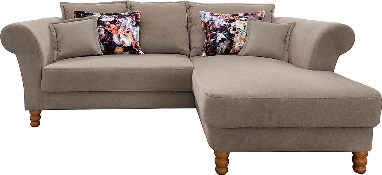 Home affaire Ecksofa "Tassilo Mega Polsterecke mit Kaltschaum im Sitz, bequ günstig online kaufen