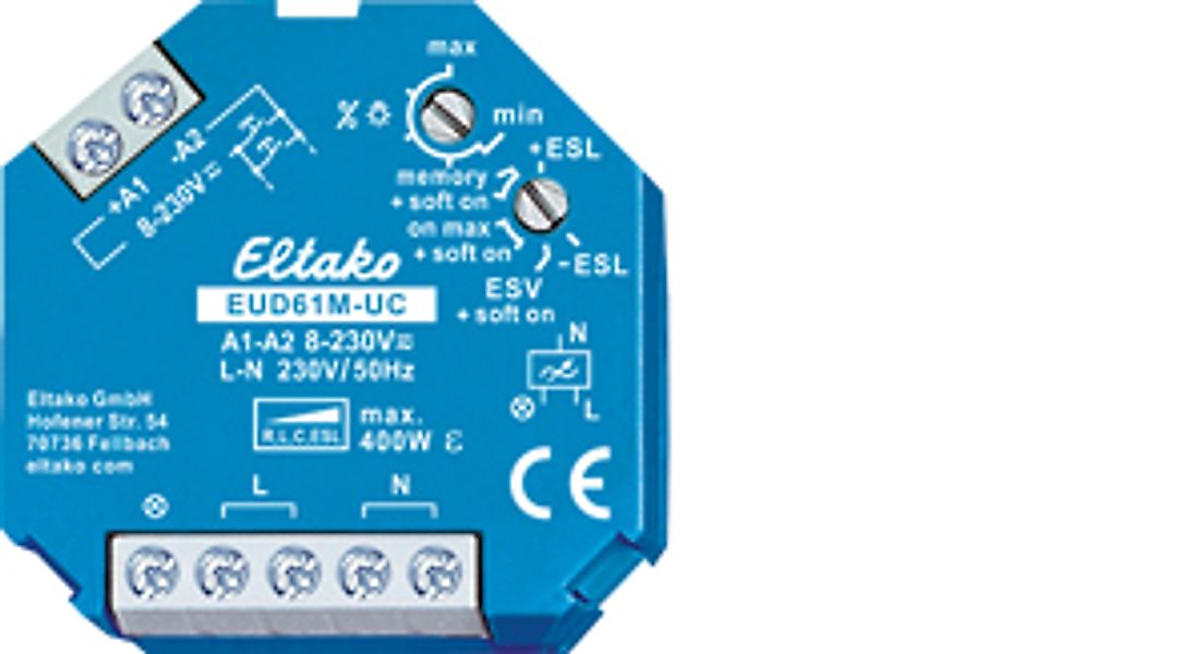 Eltako Dimmschalter 8-230VUC EUD61M-UC - 61100903 günstig online kaufen