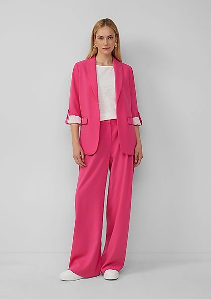 s.Oliver BLACK LABEL Jackenblazer Crêpe-Blazer mit günstig online kaufen