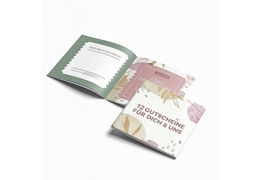 Logbuch-Verlag Dekofigur Pärchen Gutscheinheft zum Abreißen 12 Gutscheine f günstig online kaufen