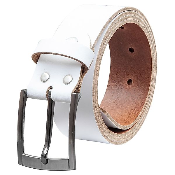 COLOGNEBELT Ledergürtel OM418-SL-Weiss MADE IN GERMANY, günstig online kaufen