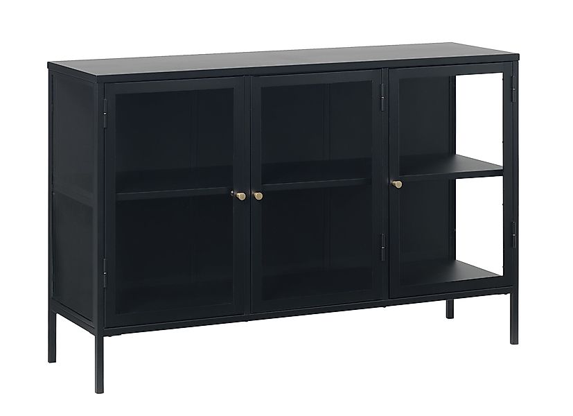möbelando Vitrine CARMEL (B/H/T: 132x85x40 cm) günstig online kaufen