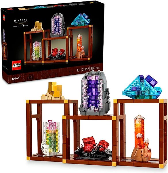 LEGO® Mineraliensammlung (21362), LEGO Ideas Konstruktionsspielsteine, günstig online kaufen