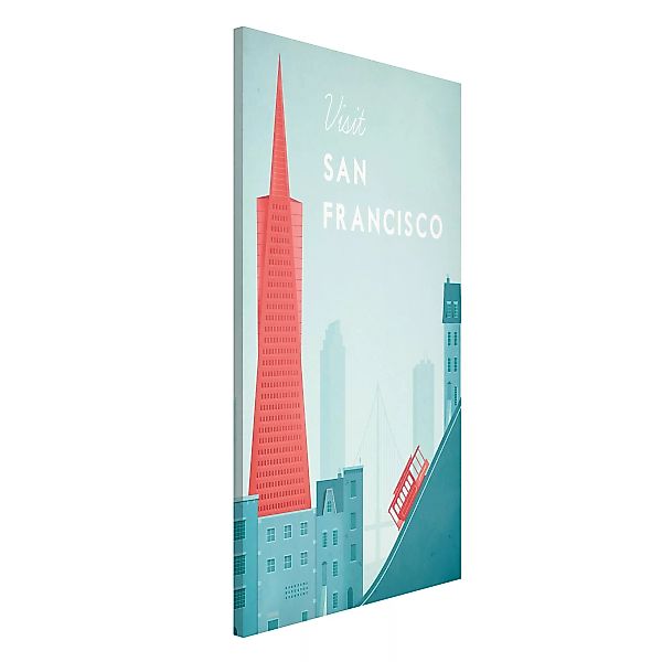 Magnettafel Architektur & Skyline - Hochformat 3:4 Reiseposter - San Franci günstig online kaufen