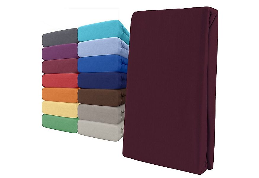 Leonado Vicenti Spannbettlaken Baumwolle Bettlaken auch für Boxspringbetten günstig online kaufen