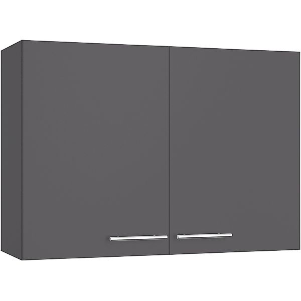 Optifit Küchen-Oberschrank Ingvar420 100 cm x 70,4 cm x 34,9 cm Anthrazit M günstig online kaufen