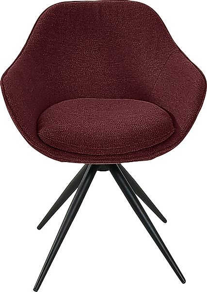 K+W Komfort & Wohnen Drehstuhl »ZOOM«, Flachgewebe Q2 2250, 4-Fuß Drehstuhl günstig online kaufen