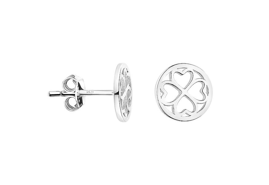 Sofia Milani Paar Ohrstecker Kreis Kleeblatt, 925 Silber Damen Schmuck - E1 günstig online kaufen