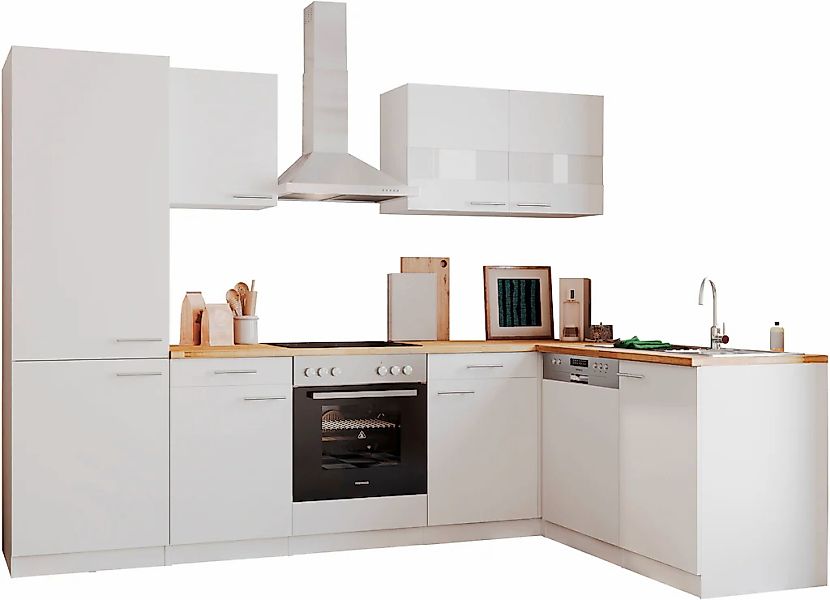 RESPEKTA Küchenzeile "Malia" Breite 280 cm, mit Soft-Close, in exklusiver K günstig online kaufen