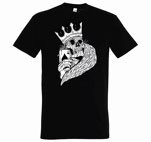 Youth Designz T-Shirt Skelett Ass Poker Herren Shirt mit trendigem Frontpri günstig online kaufen
