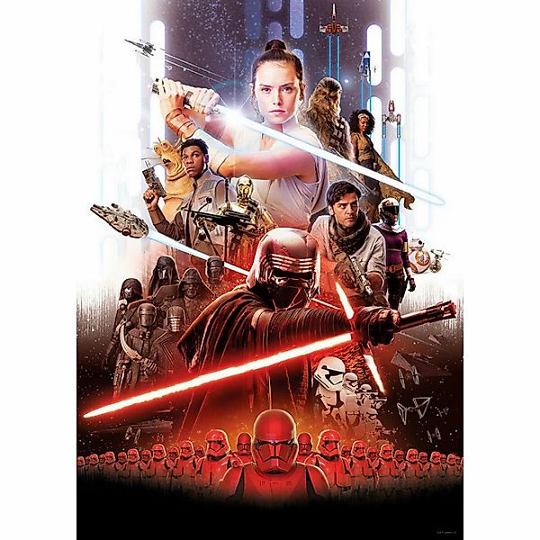 Komar Poster Star Wars Movie Poster Rey Star Wars B/L: ca. 50x70 cm günstig online kaufen