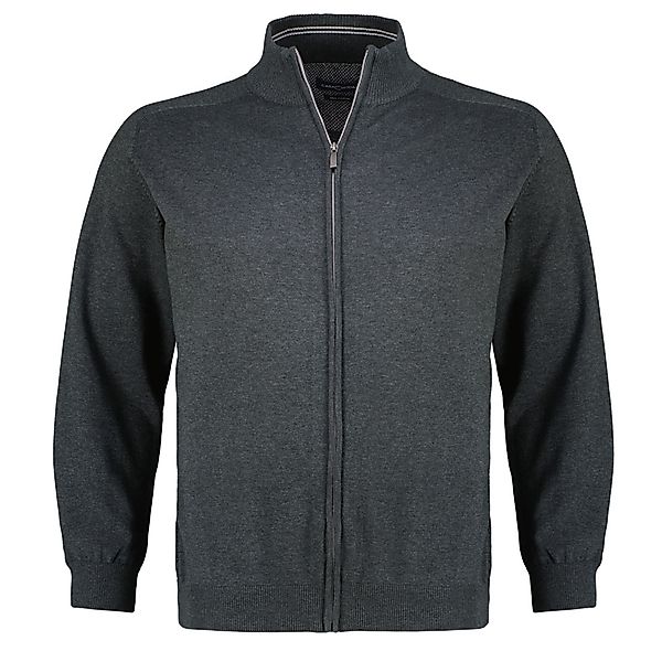 CASA MODA Strickjacke aus Pima-Baumwolle Farbe anthrazit Größe: 5XL günstig online kaufen