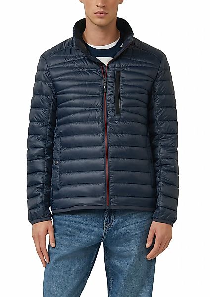 s.Oliver Steppjacke ohne Kapuze mit Stehkragen und Reißverschluss günstig online kaufen