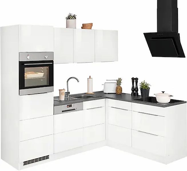 KOCHSTATION Winkelküche "KS-Brindisi" Stellbreite 230/170 cm, wahlweise mit günstig online kaufen