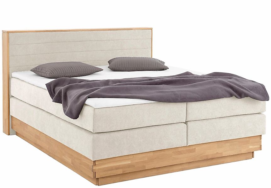 Home affaire Boxspringbett "Cavan" Eiche, inkl. Bettkasten & Topper, versch günstig online kaufen