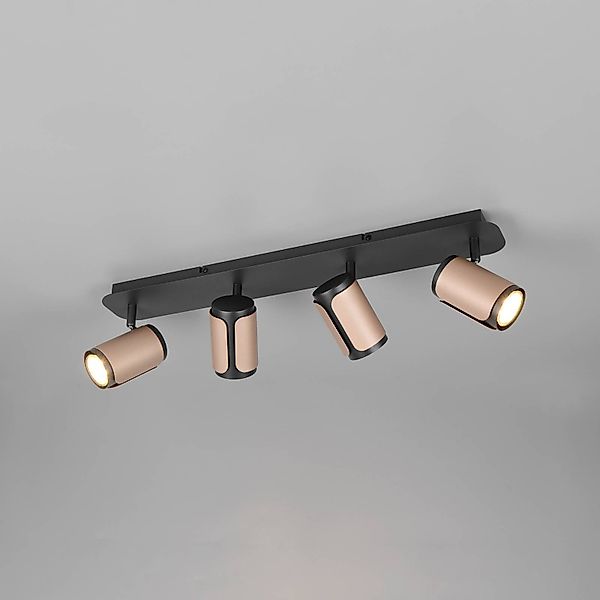 Deckenstrahler Gillan, coffee, 4-flammig, Metall, GU10 günstig online kaufen