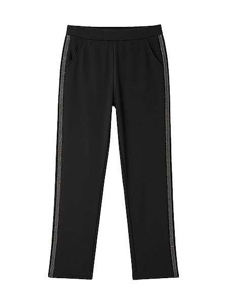 LMC Stoffhose Warme Thermo mit eleganten Glitzer Streifen Bamboo-PU günstig online kaufen