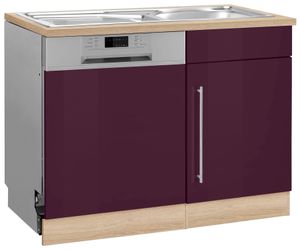 KOCHSTATION Spülenschrank "KS-Samos" 110 cm breit, inkl. Tür/Sockel für Ges günstig online kaufen