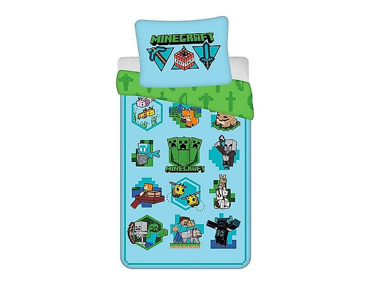 Minecraft Kinderbettwäsche Minecraft, Renforcé, 2 teilig günstig online kaufen