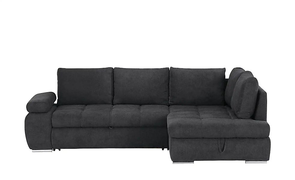 switch Ecksofa aus Flachgewebe Sky ¦ schwarz ¦ Maße (cm): B: 265 H: 89 T: 1 günstig online kaufen