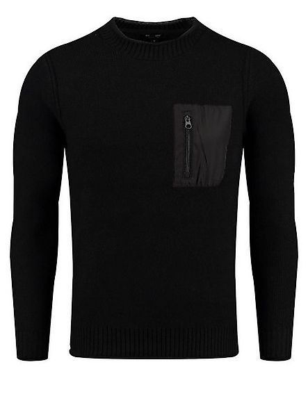 Key Largo Strickpullover Herren Strickpullover MST FLOOR ROUND (1-tlg) günstig online kaufen