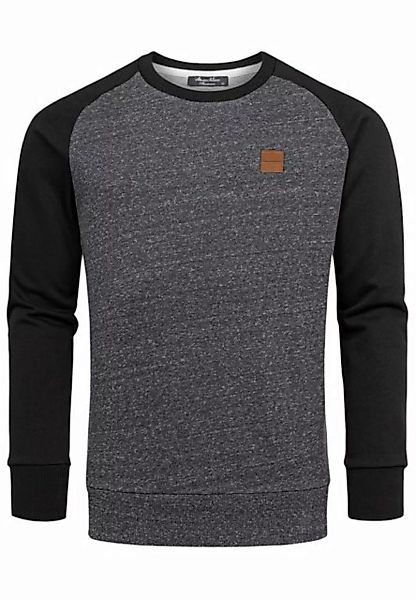 Amaci&Sons Sweatshirt ELGIN Pullover mit Rundhalsausschnitt Herren Basic Co günstig online kaufen