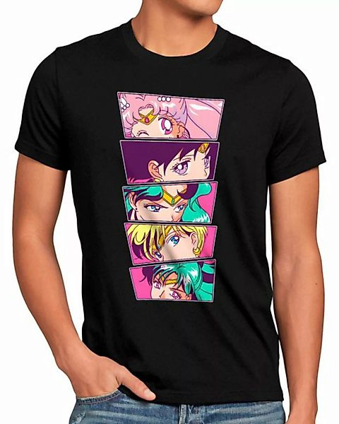 style3 Print-Shirt Herren T-Shirt Pretty Sailor Bunch sailor moon anime cos günstig online kaufen
