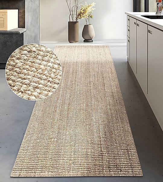 my home Teppich »Avot Juteteppich«, rechteckig, 10 mm Höhe, 100% Jutefaser, günstig online kaufen