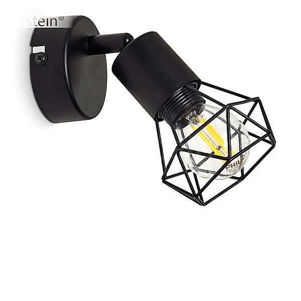 hofstein Deckenleuchte »Borio« verstellbare Retro Wandlampe günstig online kaufen