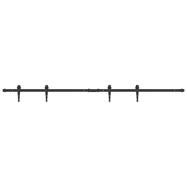 vidaXL Schiebetürbeschlag Set für Schranktüren 183 cm Karbonstahl 4009684 günstig online kaufen