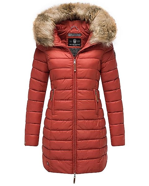 Marikoo Steppmantel Rose-Stepp zeitloser Winterparka mit großer Kunstfellka günstig online kaufen