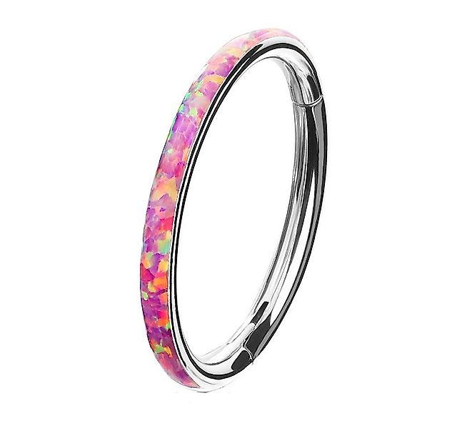 Taffstyle Nasenpiercing Septum Piercing Segmentring Scharnier Clicker mit O günstig online kaufen