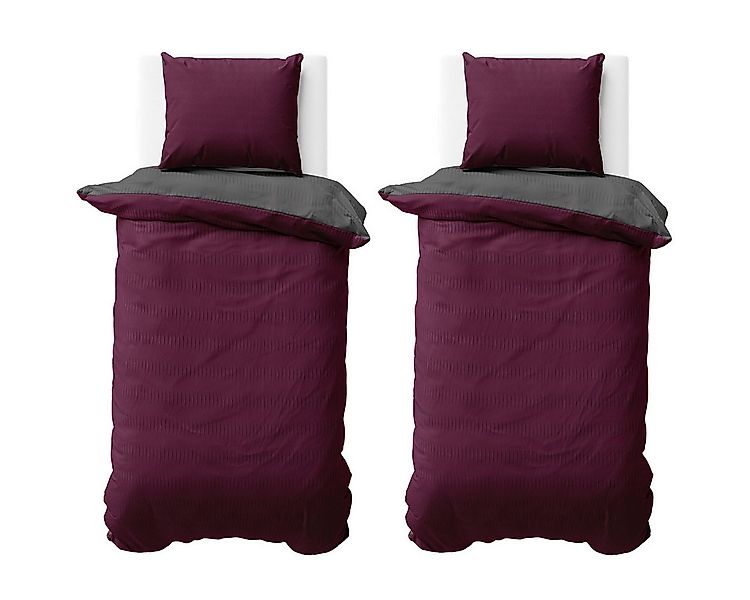 Visaggio Bettwäsche Wendebettwäsche Allergiker geeignet, Seersucker, 4 teil günstig online kaufen