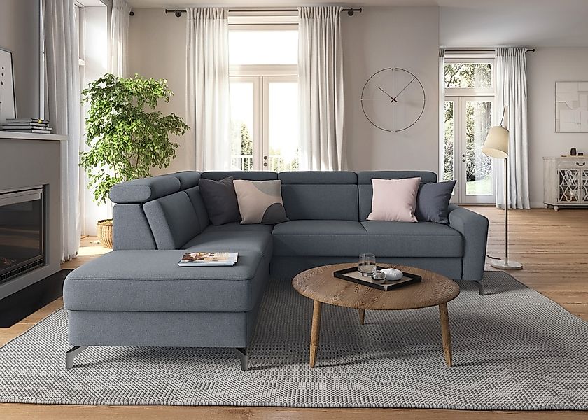 sit&more Ecksofa »Scarlett L-Form«, inklusive Kopfteilverstellung, wahlweis günstig online kaufen