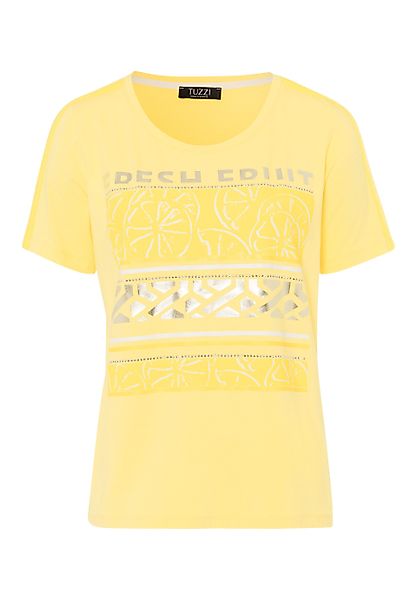 TUZZI Kurzarmshirt mit Metallic-Print günstig online kaufen