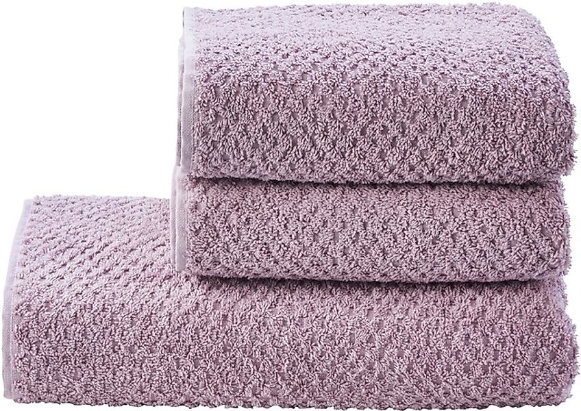 done.® Handtuch Set »Provence Honeycomb«, (Set, 3 St., 1 Badetuch (70x140 c günstig online kaufen