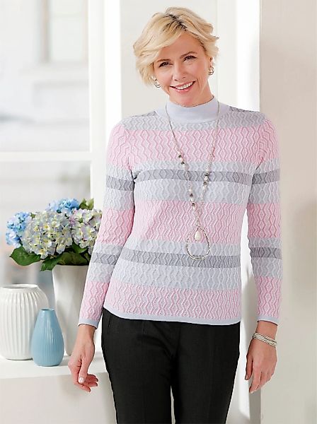 Classic Stehkragenpullover "Stehkragen-Pullover" günstig online kaufen