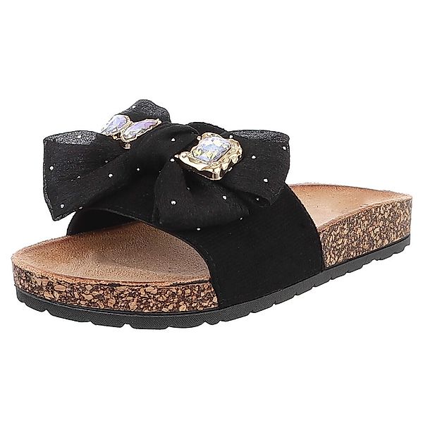 Ital-Design Elegante Damen-Sandalen mit Schleife und günstig online kaufen
