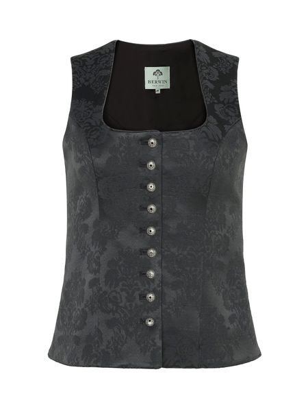 Berwin Trachtenweste Trachtenmieder Damen – Stretch-Jacquard günstig online kaufen