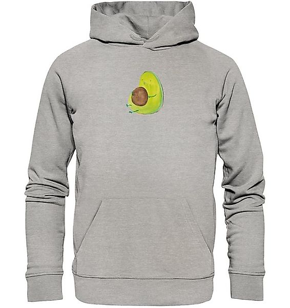 Mr. & Mrs. Panda Hoodie Avocado Pfeifen Größe XXL - Heather Grey - Geschenk günstig online kaufen
