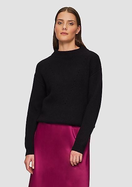 s.Oliver BLACK LABEL Strickpullover Oversized-Strickpullover mit günstig online kaufen