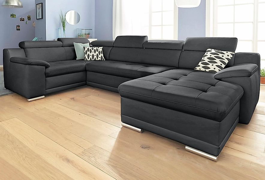 sit&more Wohnlandschaft Andiamo U-Form, mit Kopfteilverstellung, günstig online kaufen