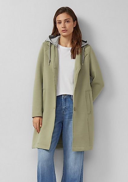 s.Oliver Funktionsmantel Outdoor-Mantel Scuba-Mantel mit abnehmbarer Kapuze günstig online kaufen